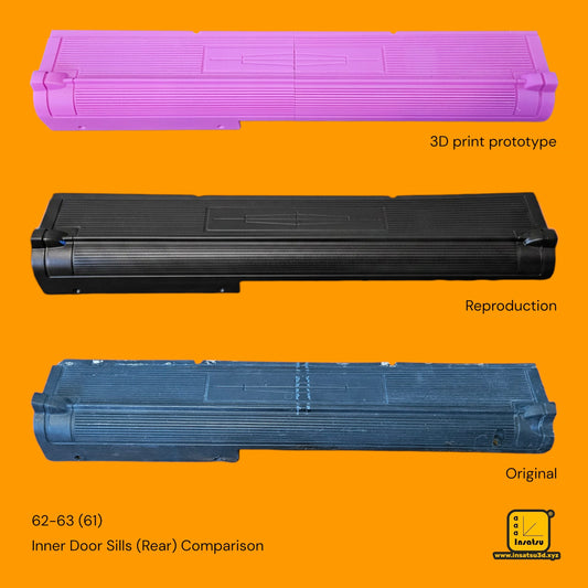 (Pre-Order) Inner Door Sill Plates for 1961–1963 Continental (Pre-Order)