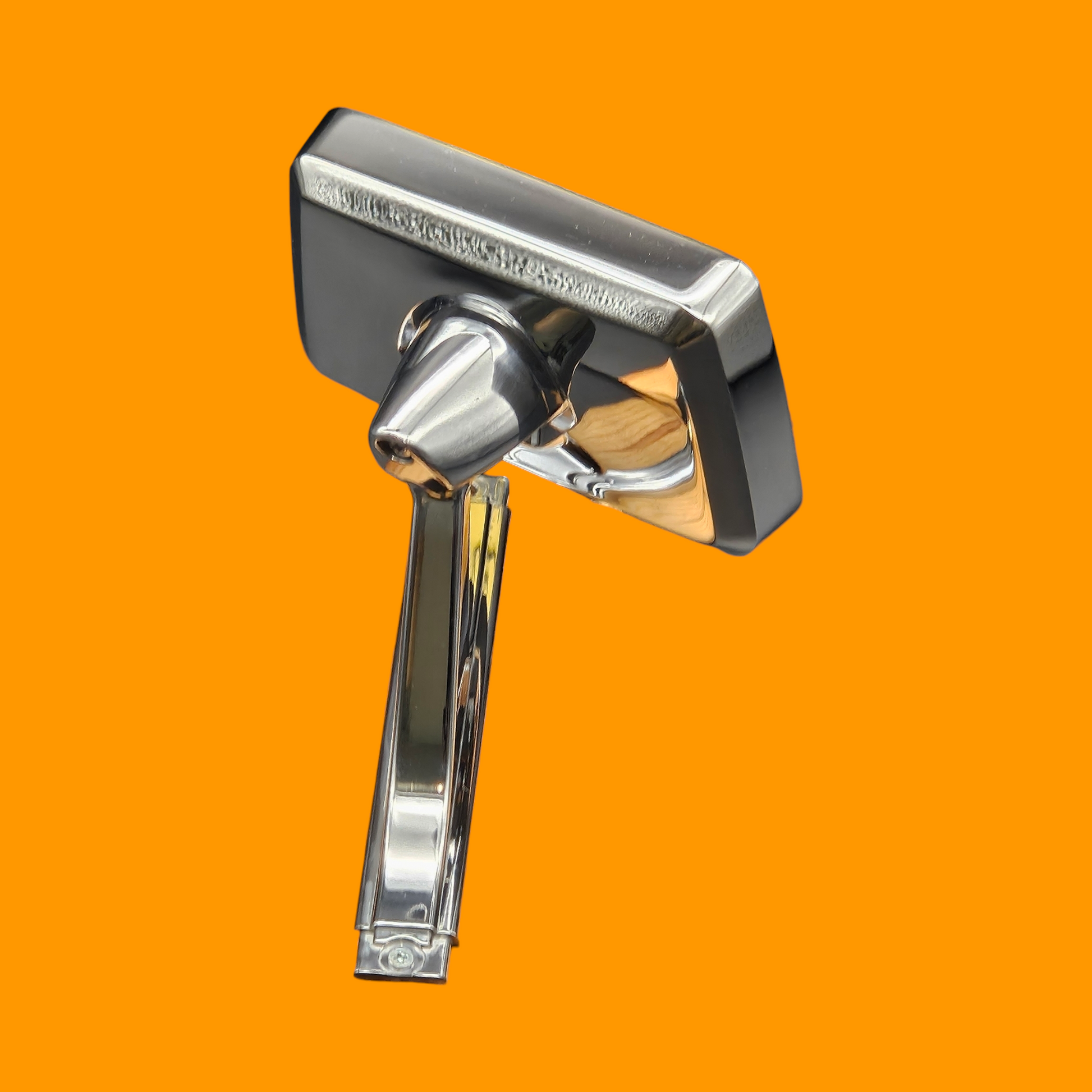 top view of 66-69 continental passenger mirror