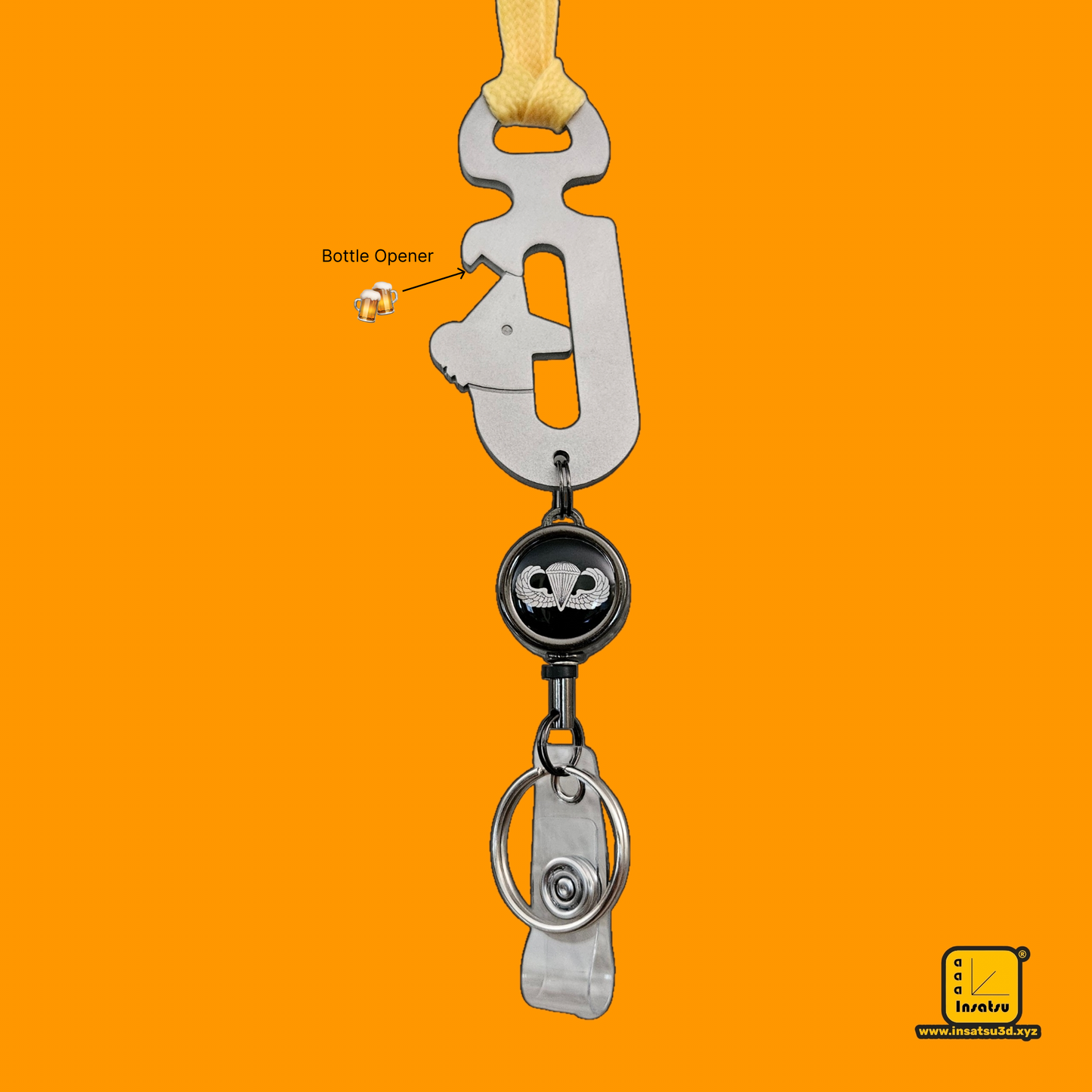 Snap Hook close up with bottle open feature 