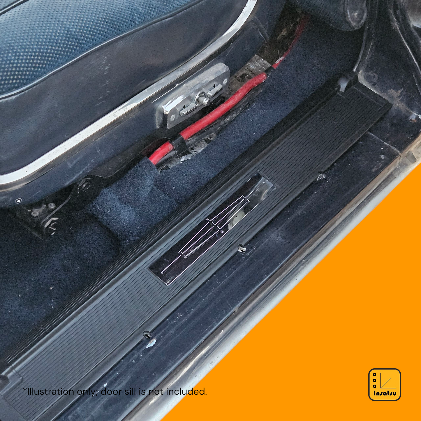 62-69 Chrome Continental Inner Door Sill Accents (set of 4)