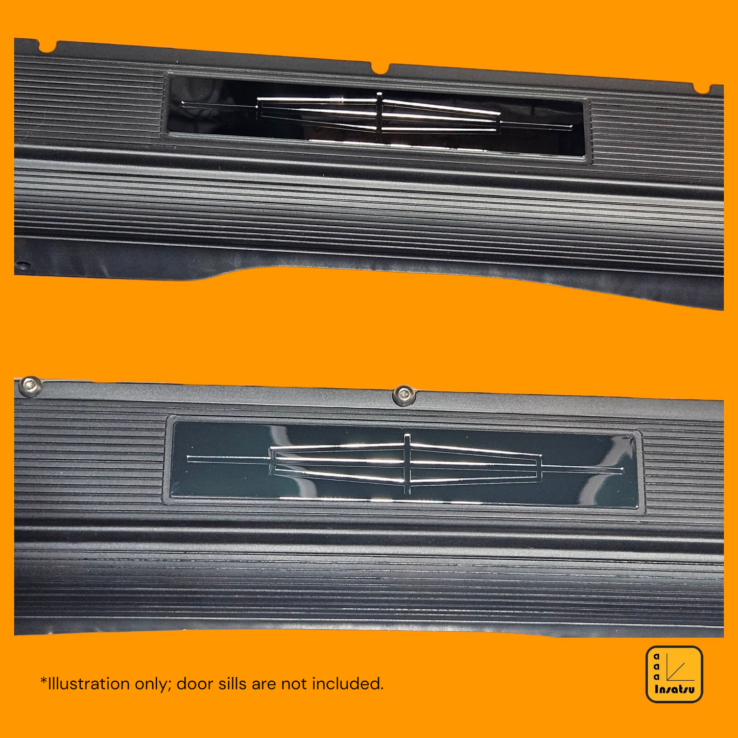 62-69 Chrome Continental Inner Door Sill Accents (set of 4)